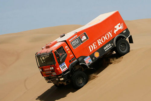 Coureur van Team de Rooy wil Miss Frankrijk in de cabine